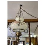 Gone With The Wind Style Hanging Lamp. Plugged In