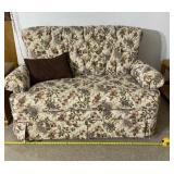 Floral Rocking Loveseat 59" Wide X 37" Deep