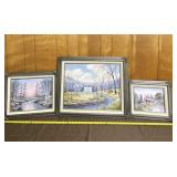 Carmen Merriman Canvas Paintings 11 x 14 , 24.5 x