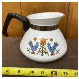 1975 Corning Ware Country Festival 6 Cup Teapot