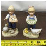 1985 Homco Denim Days Collector Figurines