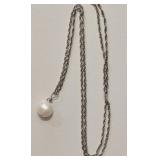 Pearl Pendant on 925 Chain