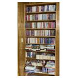 Wooden Bookshelf  37 x 90 & All Books
