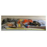 Mitre Box, Hand Saws, Nails, Wire Brushes, & More