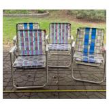 Four Lawn Chairs