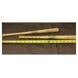 Signed Small Louisville Slugger Bats Signed By