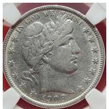 1908-O Barber Half Dollar