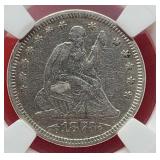 1873 Seated Liberty Quarter
