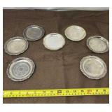 Small Silver Plated Plates Made In Italy