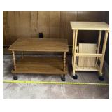 Two Wooden Tables