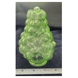 Green Uranium Glass Grape Cluster Lampshade