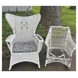Wicker Woven Rocking Chairs