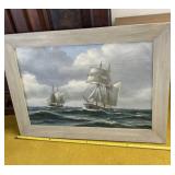 Framed Vintage Oil Painting by Frederick Ernlund