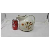 Halls autumn leaf jewel tea pitcher.