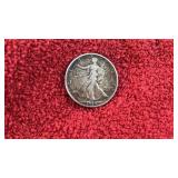 1939-D WALKING LIBERTY SILVER HALF DOLLAR