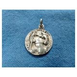 STERLING SILVER RELIGIOUS PENDANT 1.7GRAMS