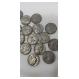 Twenty Nickels 1964 or older.