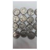 Twenty Nickels 1964 or older.