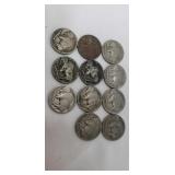 11) BUFFALO NICKELS