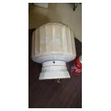 Antique light fixture with porcelain base