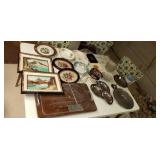 Silver plate, pictures, vegetable bowls,