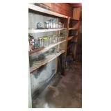 Canning jars, advertising tins, baking dish lids