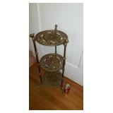 Brass ornate stand