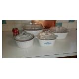 4 pieces of Corning Ware