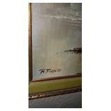Signed oil painting. R.Farr.