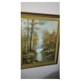 Signed oil painting. S.Hill
