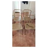 Four folding chairs rough shape