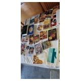 Cook books large print dictionaries & bibles.