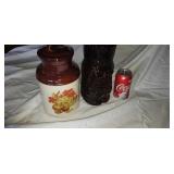 Cigar humidor and McCoy cookie jar