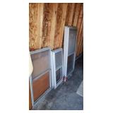 Aluminum storm windows