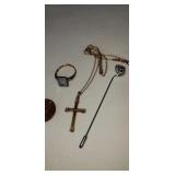 1 piece 14k gold the other 2 are 10 carat