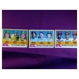 3 Baseball Cards