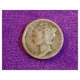 1918-D Silver Mercury Dime