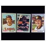 3 Baseball Cards