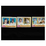 3 Baseball Cards
