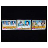 3 Baseball Cards