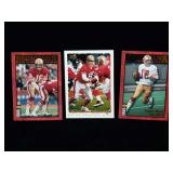 3 Football Cards