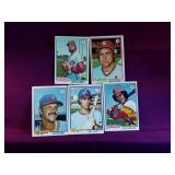 5 Baseball Cards