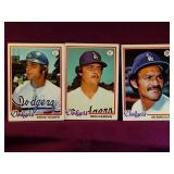 3 Baseball Cards