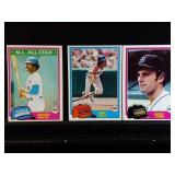 3 Baseball Cards