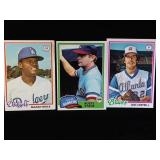 3 Baseball Cards