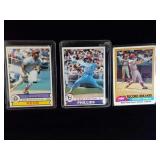 3 Baseball Cards