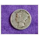 1935 Silver Mercury Dime