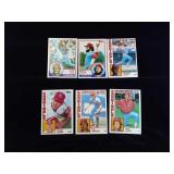6 Baseball Cards