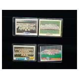 4 Baseball Cards