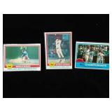 3 Baseball Cards